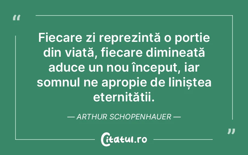 Citat Arthur Schopenhauer - citate viata