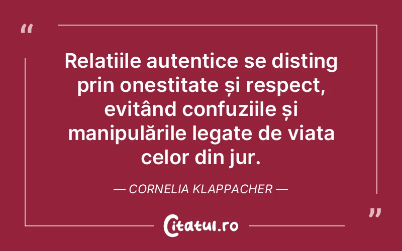 Citat Cornelia Klappacher - citate viata