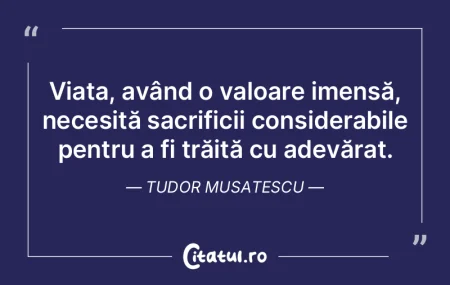 Viața este, fără îndoială, un dar m... Viața este, fără îndoială, un dar m...