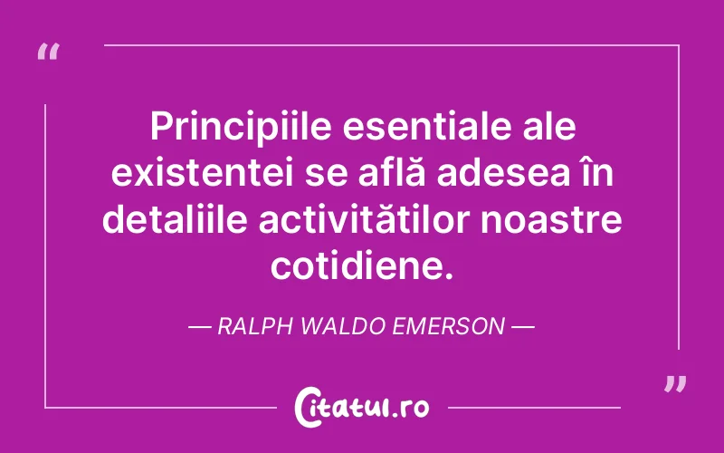Citat Ralph Waldo Emerson - citate viata