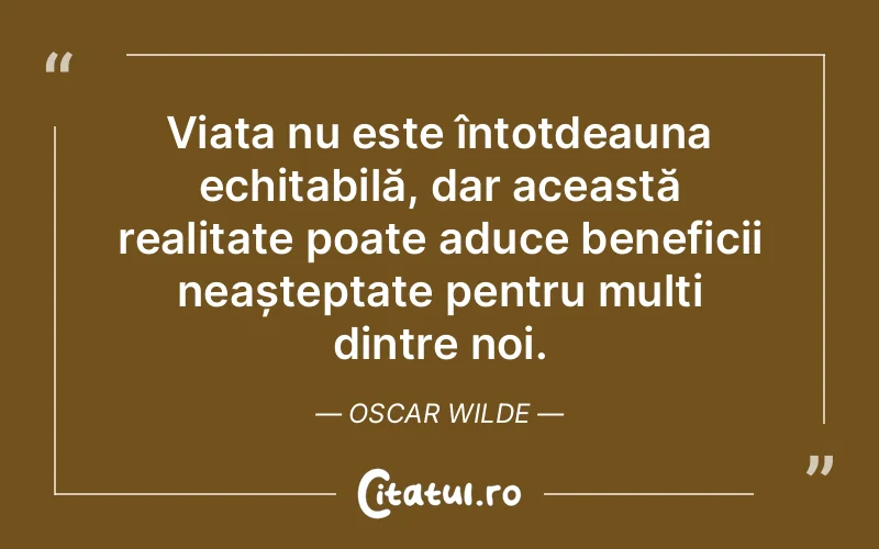 Citat Oscar Wilde - citate viata
