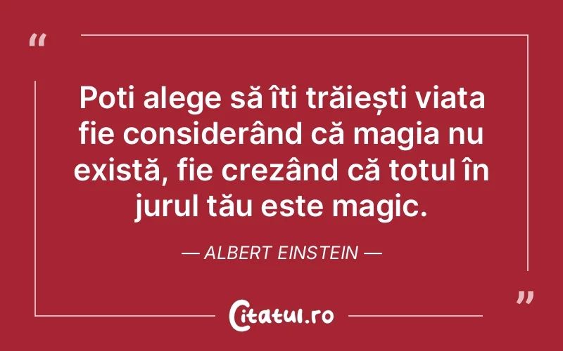 Citat Albert Einstein - citate viata