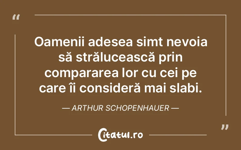 Citat Arthur Schopenhauer - citate viata