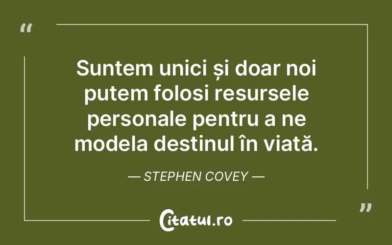 Citat Stephen Covey - citate viata