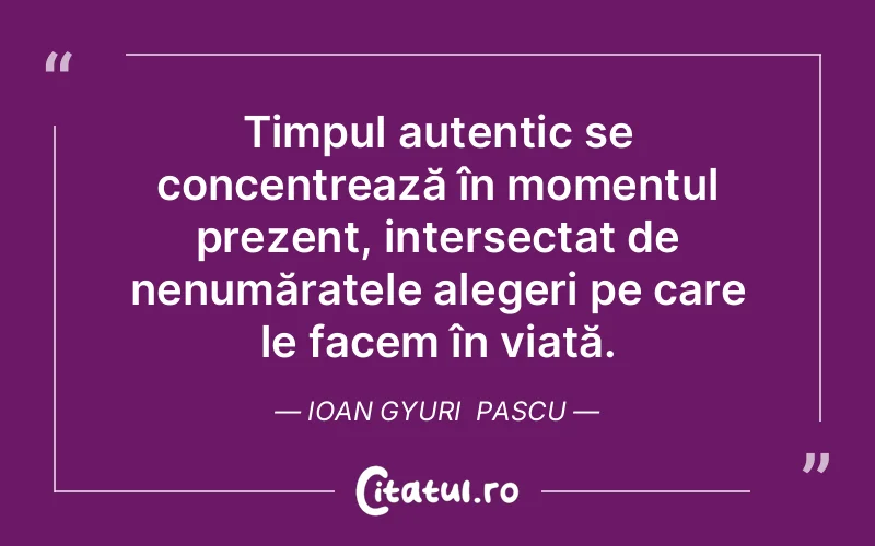 Citat Ioan Gyuri Pascu - citate viata