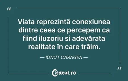 Viata este un stick de memorie in buzuna...