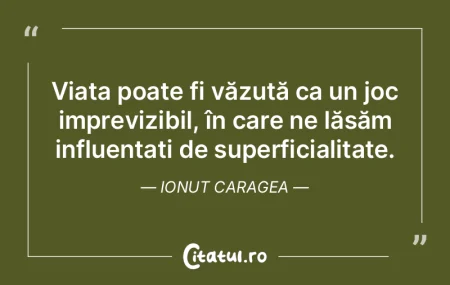 Viața trece rapid, iar moartea își fa...