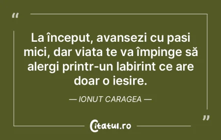 Fara sa stim ne cautam toata viata locul...