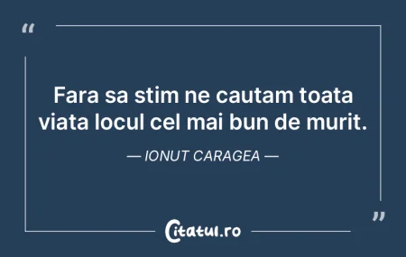 Timpul devine inert atunci când este m�...