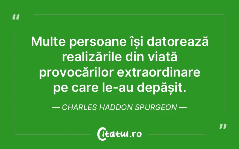 Citat Charles Haddon Spurgeon - citate viata