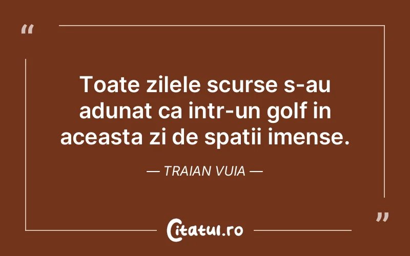 Citat Traian Vuia - citate viata