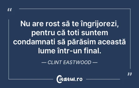 Fiecare viață este o lume izolată, ia... Fiecare viață este o lume izolată, ia...