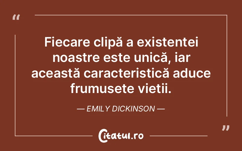 Citat Emily Dickinson - citate viata