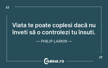 Viața este o epigramă al cărei ac în...