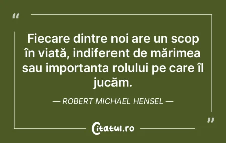 Viața este o poveste tragicomică, în ...