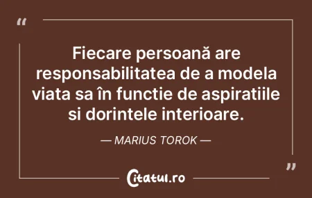 Fiecare din noi poate face viata mai fru...