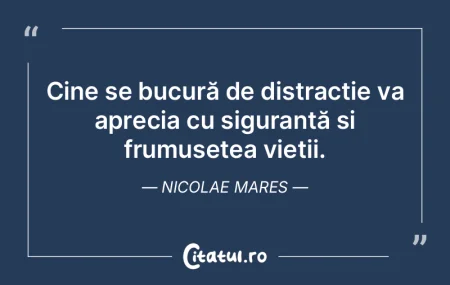 Cine e sceptic nu realizează că își ...