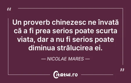 O viață trăită conform normelor poat... O viață trăită conform normelor poat...