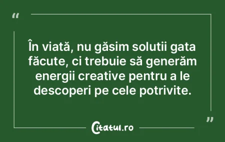 Viața capătă cu adevărat sens atunci... Viața capătă cu adevărat sens atunci...