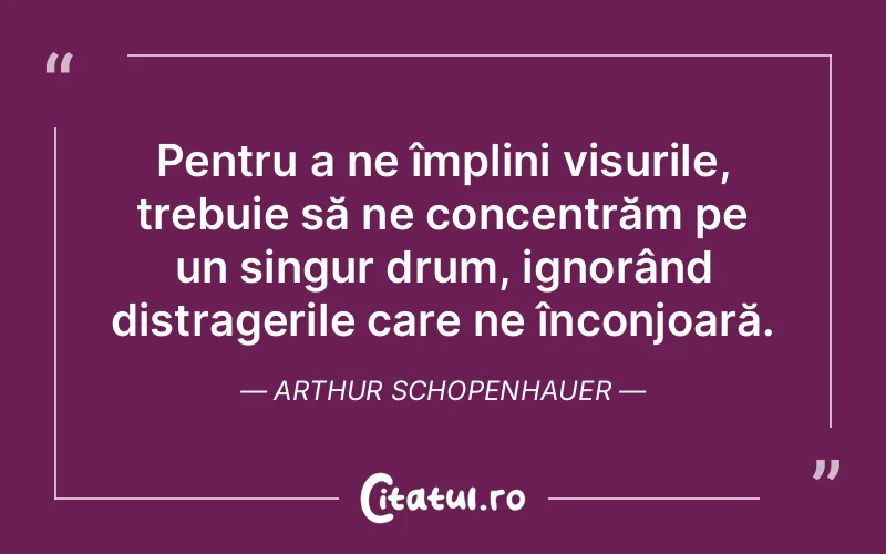 Citat Arthur Schopenhauer - citate viata