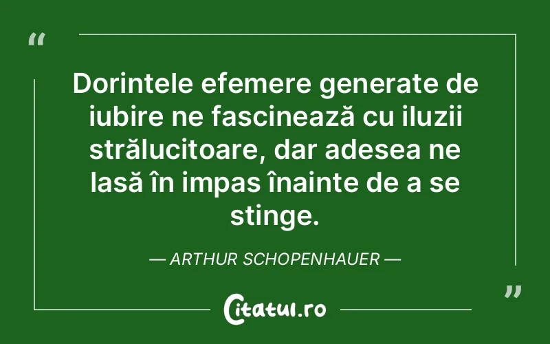 Citat Arthur Schopenhauer - citate viata