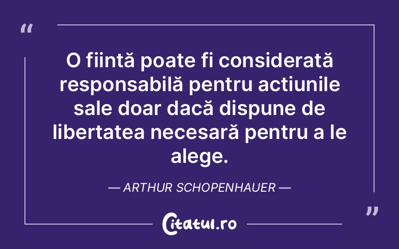 Citat Arthur Schopenhauer - citate viata