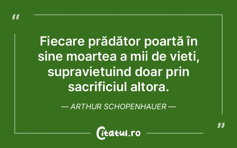Citat Arthur Schopenhauer - citate viata