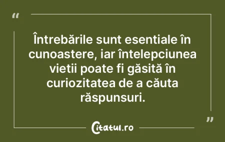 Adevărata liniște a vieții nu este î... Adevărata liniște a vieții nu este î...