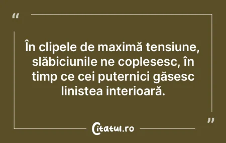 Viața este modelată de emoțiile noast...