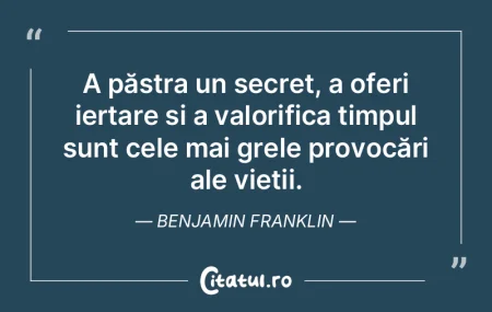 Viața noastră este o continuă căutar...