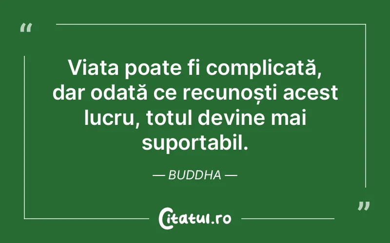 Citat Buddha - citate viata