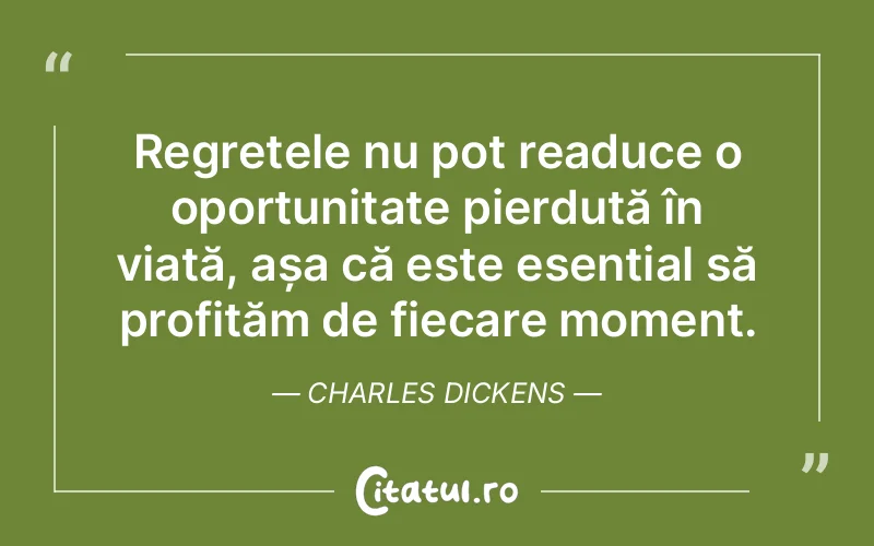 Citat Charles Dickens - citate viata