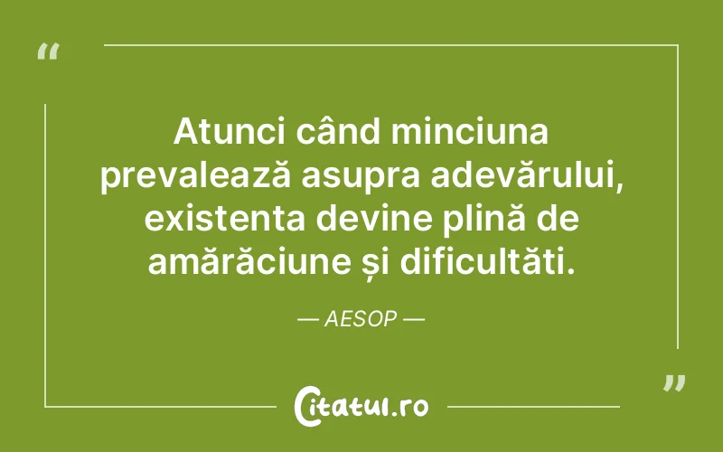 Citat Aesop - citate viata
