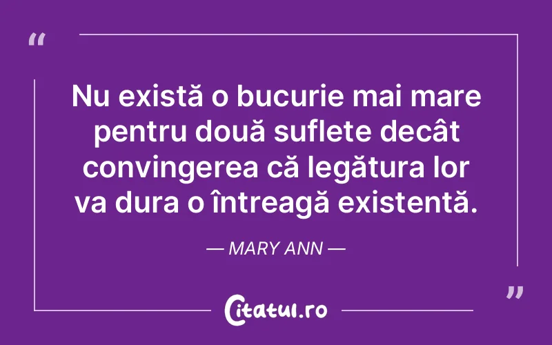Citat Mary Ann - citate viata