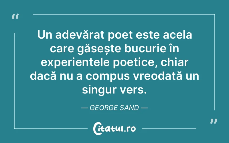 Citat George Sand - citate viata