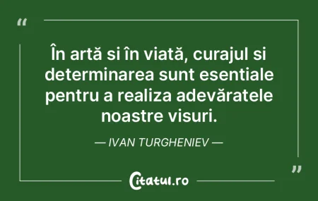 Arta transformă experiențele cotidiene...