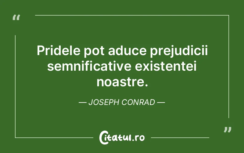Citat Joseph Conrad - citate viata