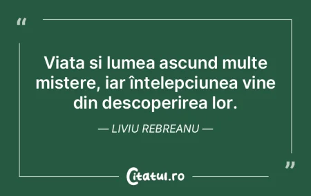 Viața capătă sens doar atunci când r...