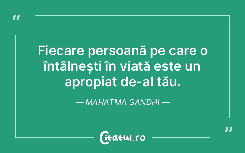 Citat Mahatma Gandhi - citate viata