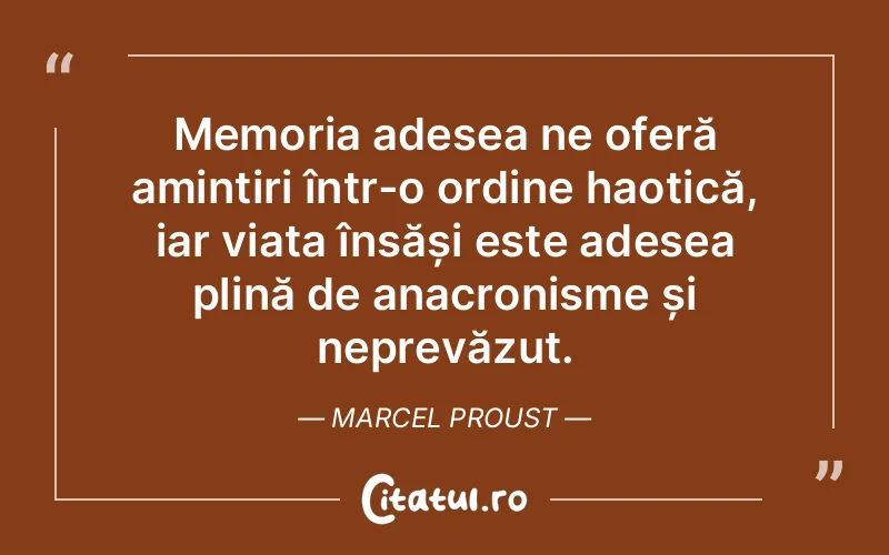Citat Marcel Proust - citate viata