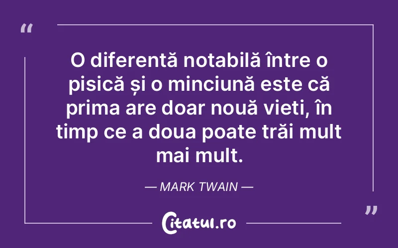 Citat Mark Twain - citate viata