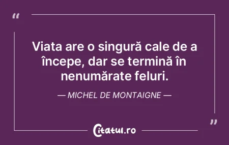 Este absurd să ne subestimăm existenț...