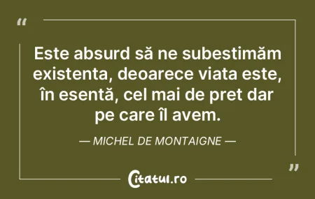 O viață cu adevărat frumoasă este ac...