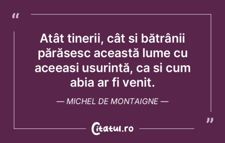Cine nu È™i-a definit un scop în viaÈ›Ä... Cine nu È™i-a definit un scop în viaÈ›Ä...