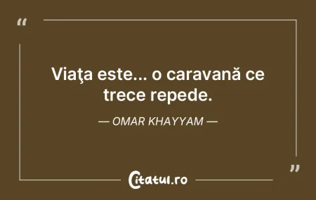 Fii atent, căci sensul vieții pe păm�...