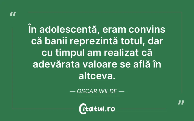 Citat Oscar Wilde - citate viata