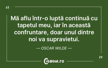 A lupta pentru o convingere, un sentimen... A lupta pentru o convingere, un sentimen...