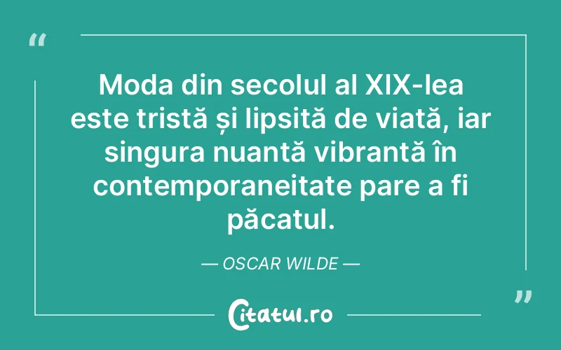 Citat Oscar Wilde - citate viata