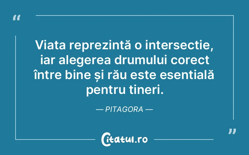 Citat Pitagora - citate viata