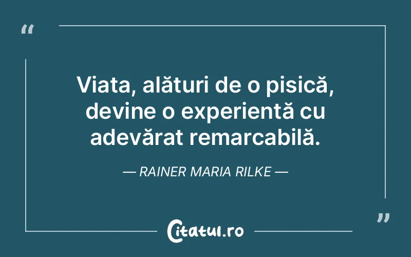 Citat Rainer Maria Rilke - citate viata